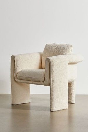 White velvet on sale armchair
