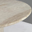 Amara Exquisite Round Travertine Dining Table