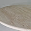 Amara Exquisite Round Travertine Dining Table