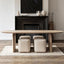 Laszlo Nordic Solid Wood Dining Table - Natural Brown