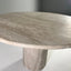Amara Exquisite Round Travertine Dining Table