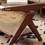 Fletcher retro rattan coffee table