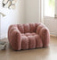 Pumpkin Single Sofa Designer Living Room Single Casual Nordic Vintage Fabric Lazy Sofa