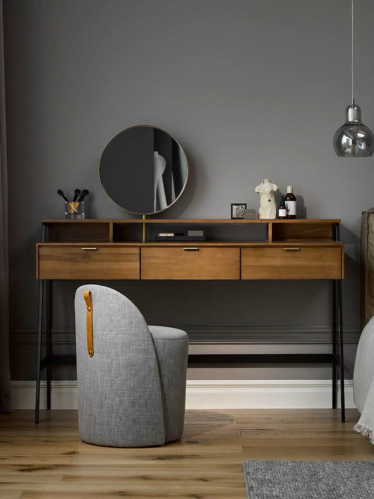 Nordic solid wood dressing table discount