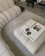 Giuseppe Italian sectional Boucle Sofa - Ivory