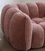 Pumpkin Single Sofa Designer Living Room Single Casual Nordic Vintage Fabric Lazy Sofa