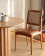 Aksel Solid timber panel base dining table