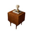 Warm wooden mid-century style nightstand