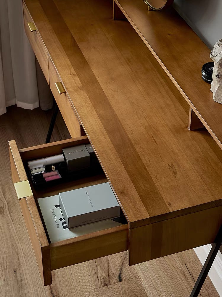 Nordic solid wood dressing table deals