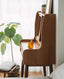 Slim wood dresser