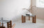 Apolline Round glass coffee table