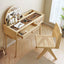 Aeris Ash Wood & Rattan Dressing Table