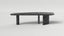 Arthur Vallin–Inspired Solid Nero Maquina & Brass Heritré Dining Table