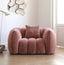 Pumpkin Single Sofa Designer Living Room Single Casual Nordic Vintage Fabric Lazy Sofa