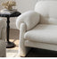 French retro cream style boucle fabric sofa modern sofa
