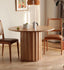 Aksel Solid timber panel base dining table