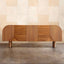 Retro Walnut Arc TV Cabinet