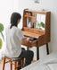 Slim wood dresser