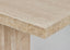 Dante Roman Travertine Dining Table with a Quarry Edge