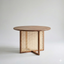 Nordic Solid Wood & Rattan Dining Table