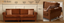 Gisele retro caramel corduroy sofa