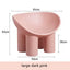 Compact and durable chair with playful charm.
