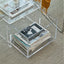 Clean edges, streamlined silhouette, and integrated drawer