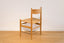 Morezhome unique soft designer solid wood dining chair with rattan seat