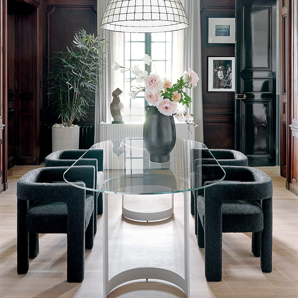 Upholstered dining 2025 armchair
