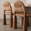 Terra Solid Wood Seaweed Accent Chair