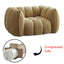 Pumpkin Single Sofa Designer Living Room Single Casual Nordic Vintage Fabric Lazy Sofa