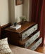 Clementine Flower Blossom Three Drawer Cabinet