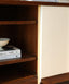 Huguette color-blocked solid wood mid century sideboard