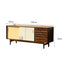 Huguette color-blocked solid wood mid century sideboard