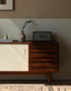 Huguette color-blocked solid wood mid century sideboard