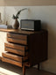 Huguette color-blocked solid wood mid century sideboard