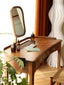 Luna retro cherry wood french dressing table