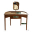 Luna retro cherry wood french dressing table