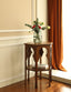 Mallory vintage flower stand corner table