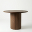Michi Japanese solid wood round dining table