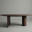 Corinne extendable solid wood dining table - Nordic smoke