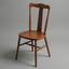 Aria Classic Rubberwood Spindle Back Dining Chair