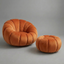 Pumpkin padded sofa chair