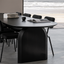 Laszlo Nordic Solid Wood Dining Table - Black