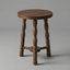 Artisan Heritage Cherry Wood Stool