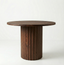 Michi Japanese solid wood round dining table