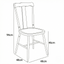 Aria Classic Rubberwood Spindle Back Dining Chair