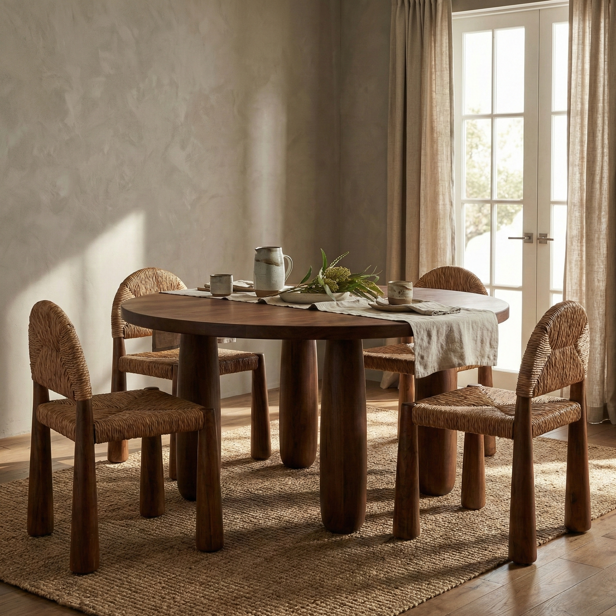 Terra Woven Seaweed Accent Chair from Dill & Johan, selected for Organic Texture in Premium Furniture Seaweed, Timber and Quiet Character, shown as product inspiration for premium furniture, material quality and luxury interior design context.