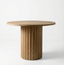 Michi Japanese solid wood round dining table