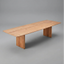 Solara Ash Wood Dining Table – Minimalist Modern Design